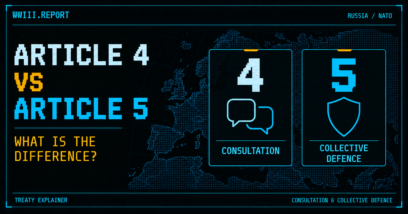 NATO Article 4 vs Article 5