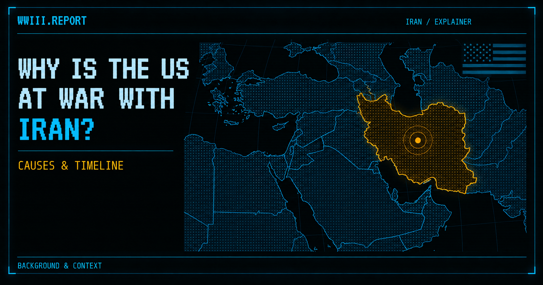 Why is the US at war with Iran?