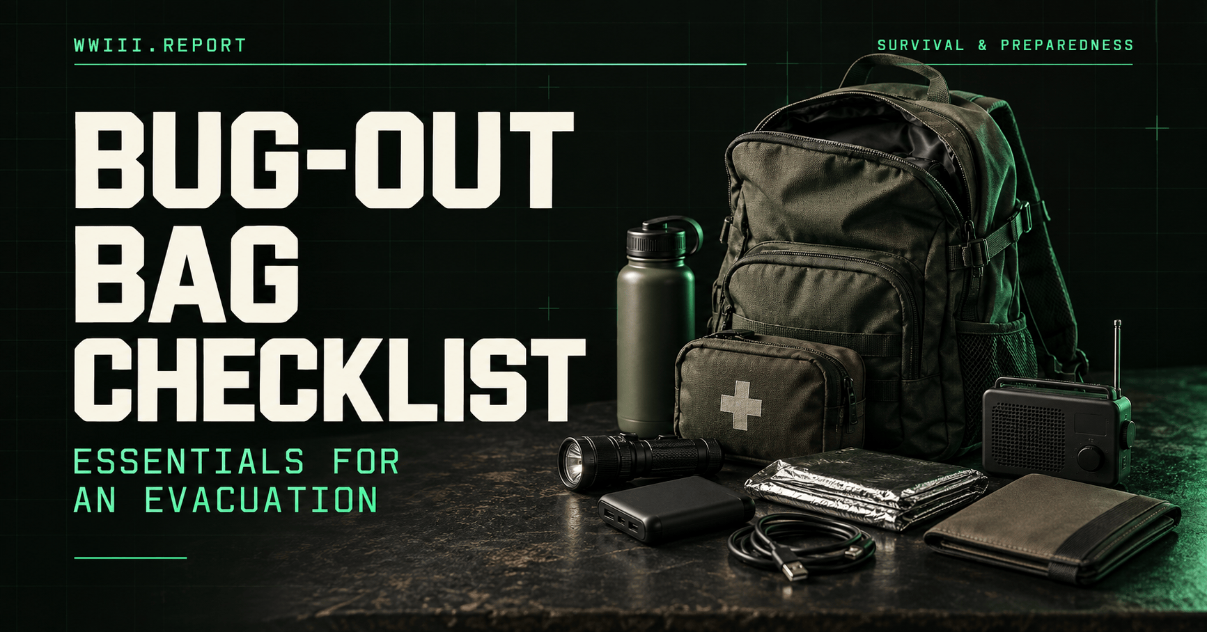 Bug-out bag checklist
